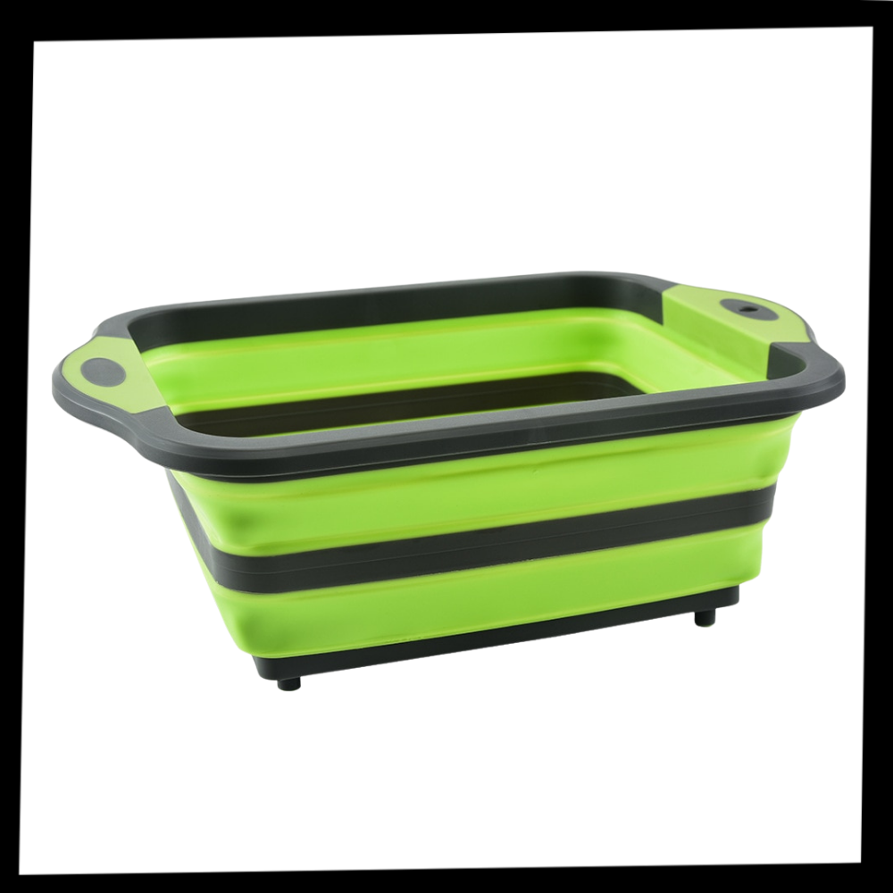 Sammenleggbart skjærebrett med kurv - Ozerty