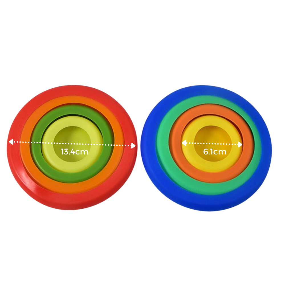 Pakke med 4 silikonlokk - Ozerty