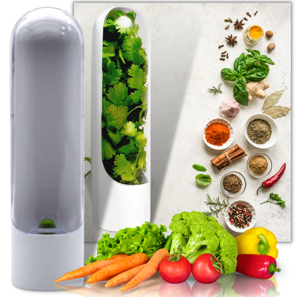 Storage cup for fresh herbs Herb container Herb and spice