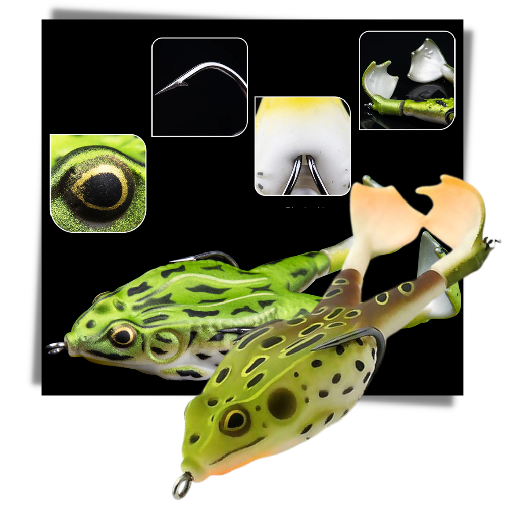 Silikonfrosk fiskeagn - Ozerty