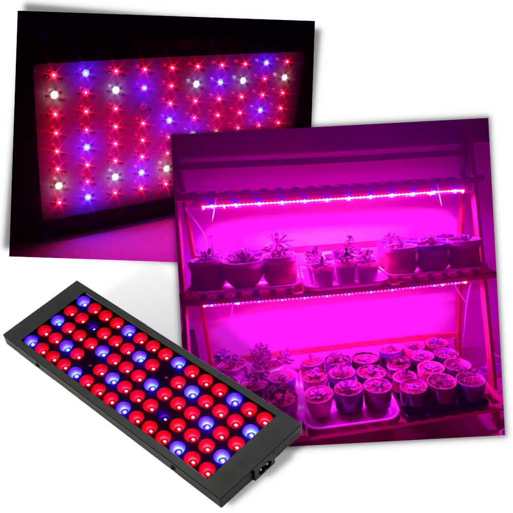 Hanging LED grow light with full spectrum