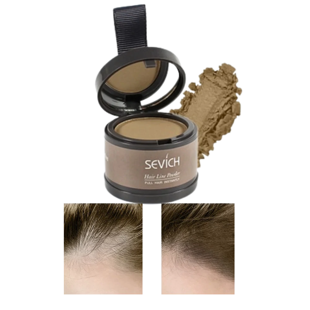 Hair fixing concealer powder
