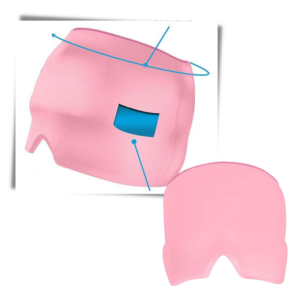 Varm/kald migrene terapi gel hette - Ozerty