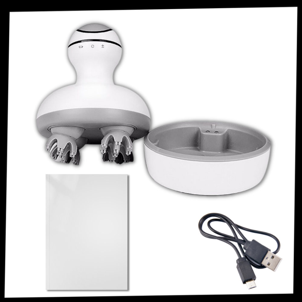 Trådløst massasjeapparat for hodebunnen - Ozerty