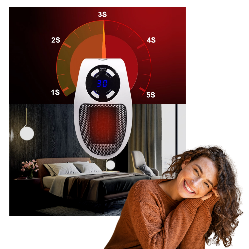 Mini elektrisk varmeovn - Ozerty