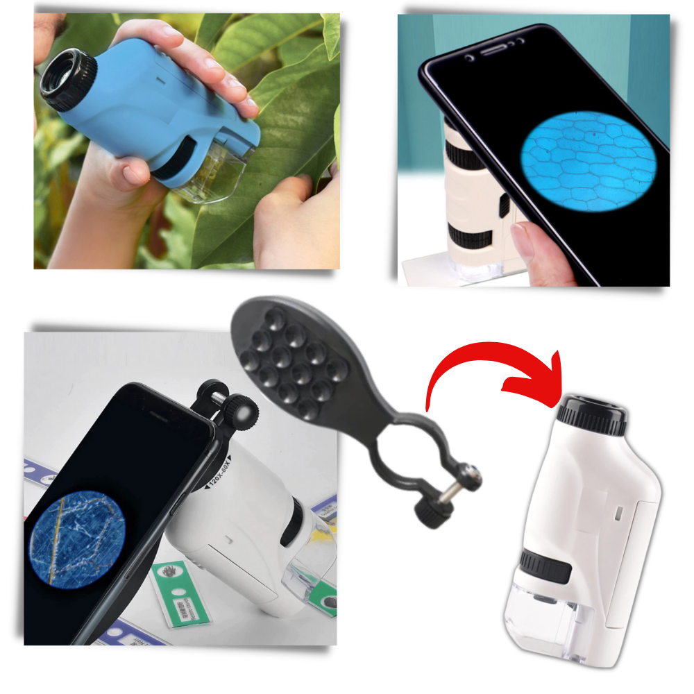 Håndholdt mikroskop for barn - Ozerty