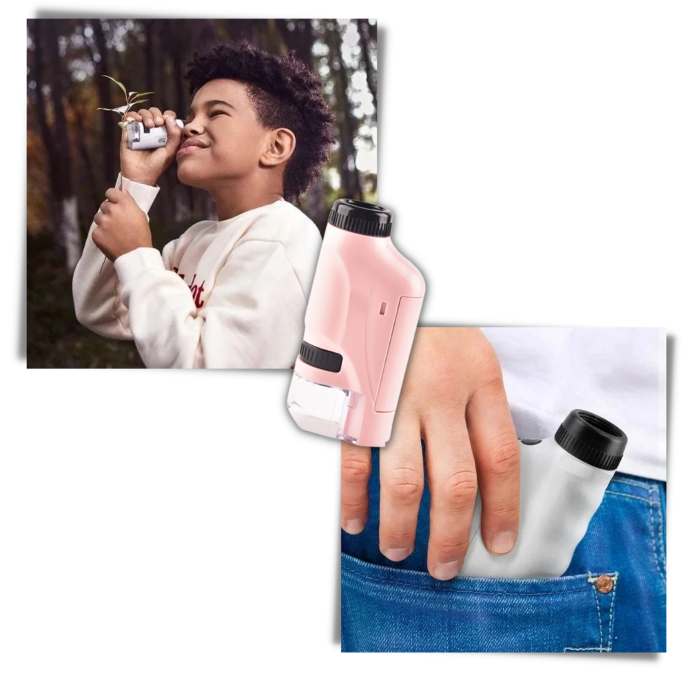 Håndholdt mikroskop for barn - Ozerty