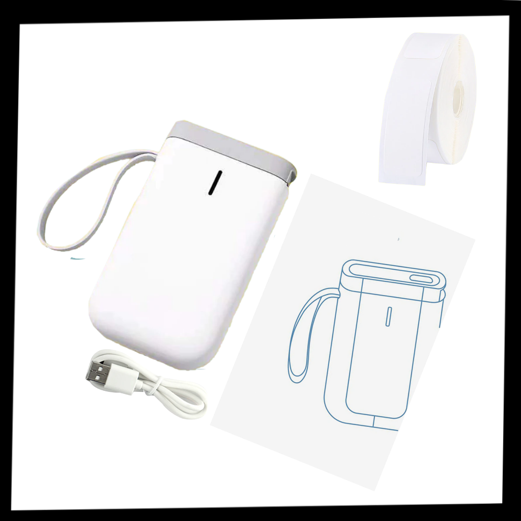 Bærbar etikettskriver - Ozerty