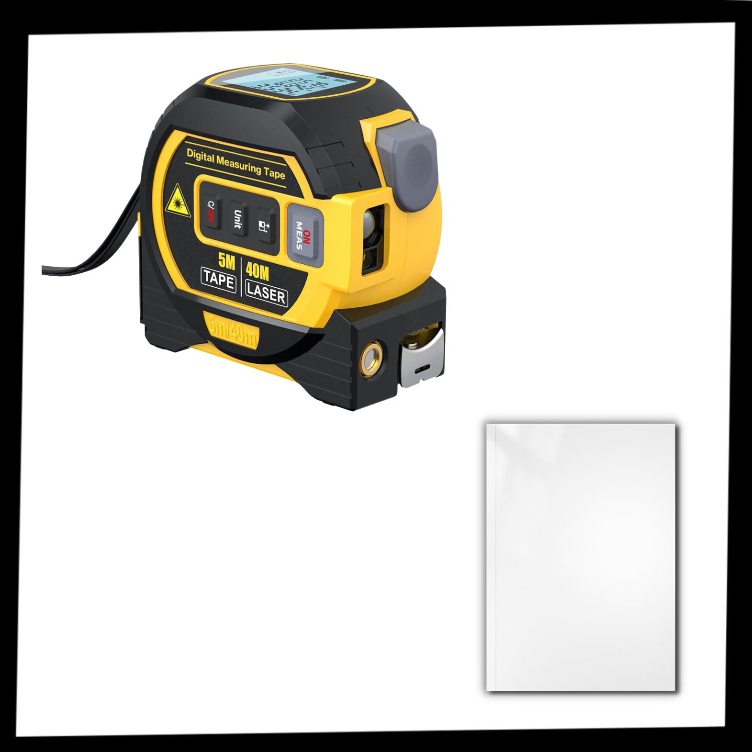 3-i-1 lasermålebånd - Ozerty