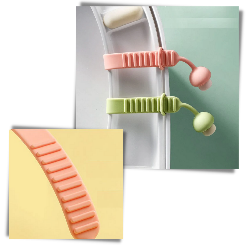2-pakning med toalettseteløftere i silikon - Ozerty