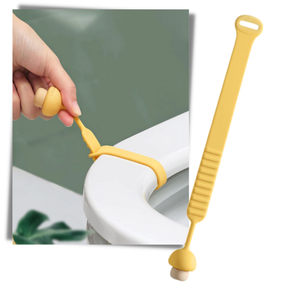 2-pakning med toalettseteløftere i silikon - Ozerty