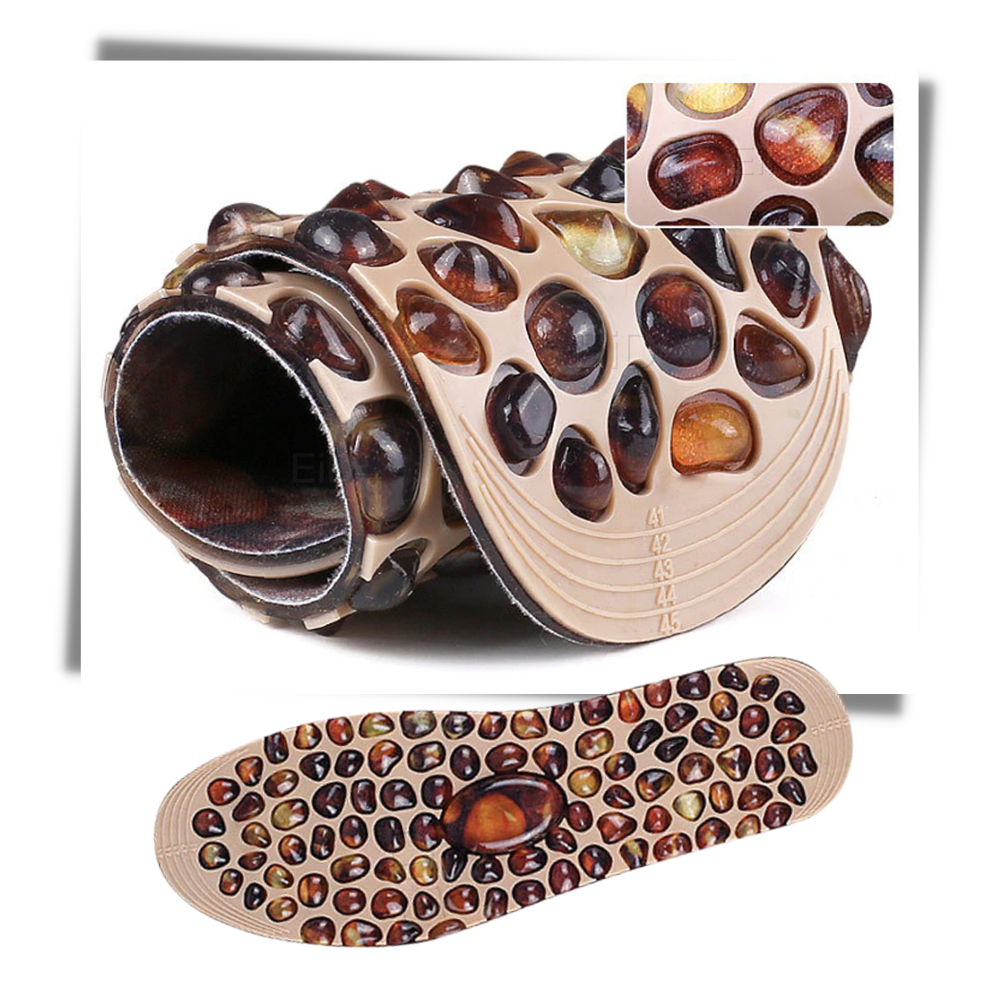 Masserende innersåle med brosteinsbelagt design - Ozerty