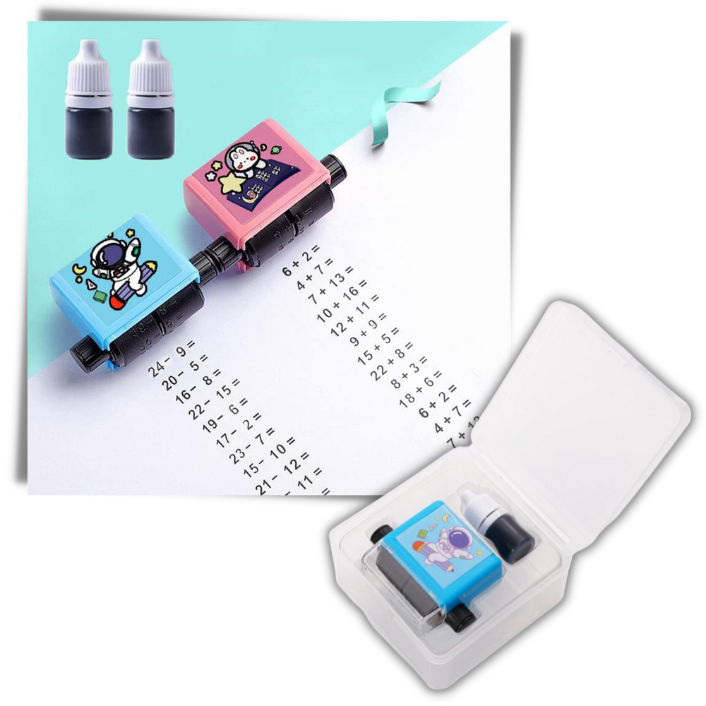 Øvelsesstempel for matematikk - Ozerty