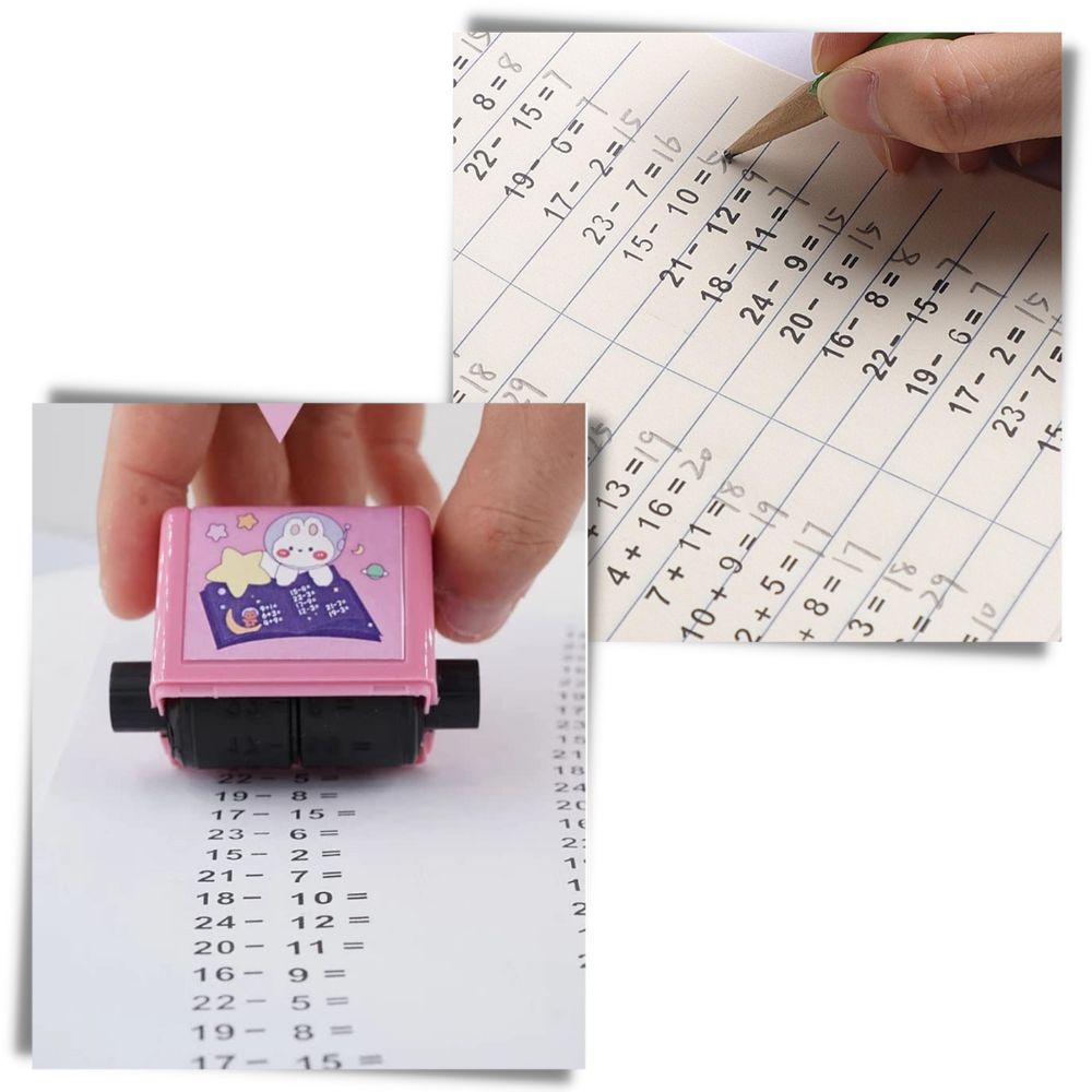 Øvelsesstempel for matematikk - Ozerty