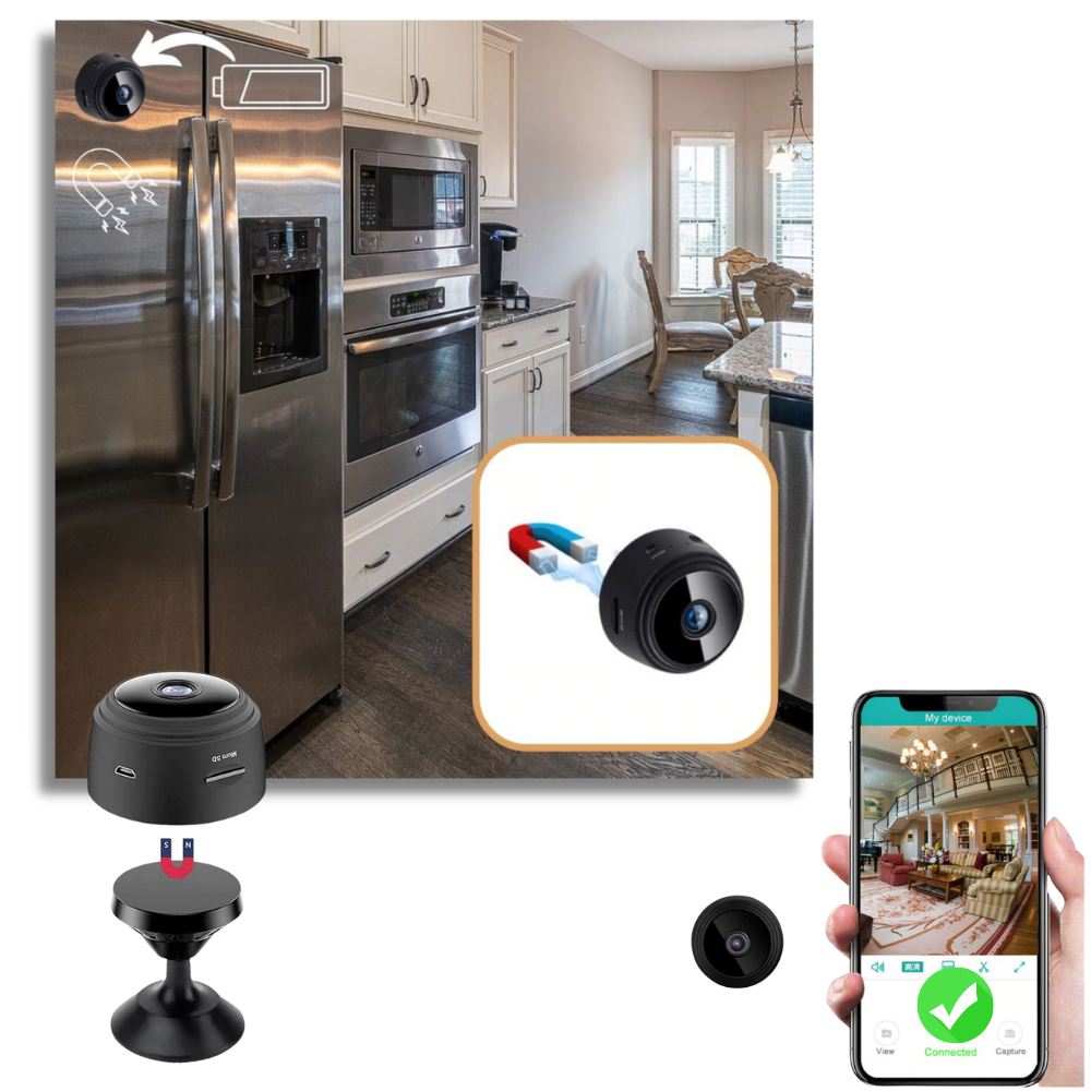 Trådløst mini overvåkingskamera - Ozerty