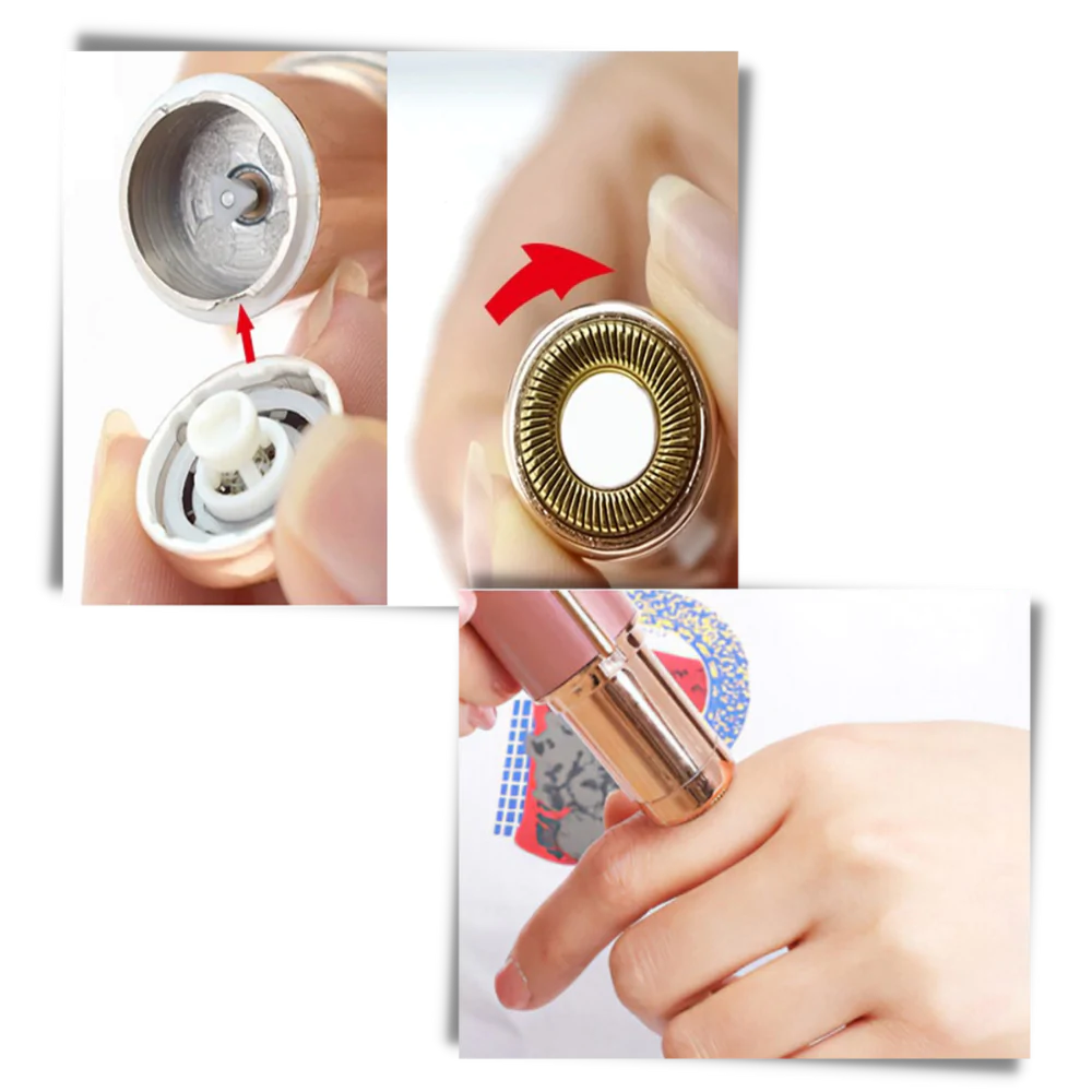 Elektrisk barbermaskin for ansiktshår - Ozerty