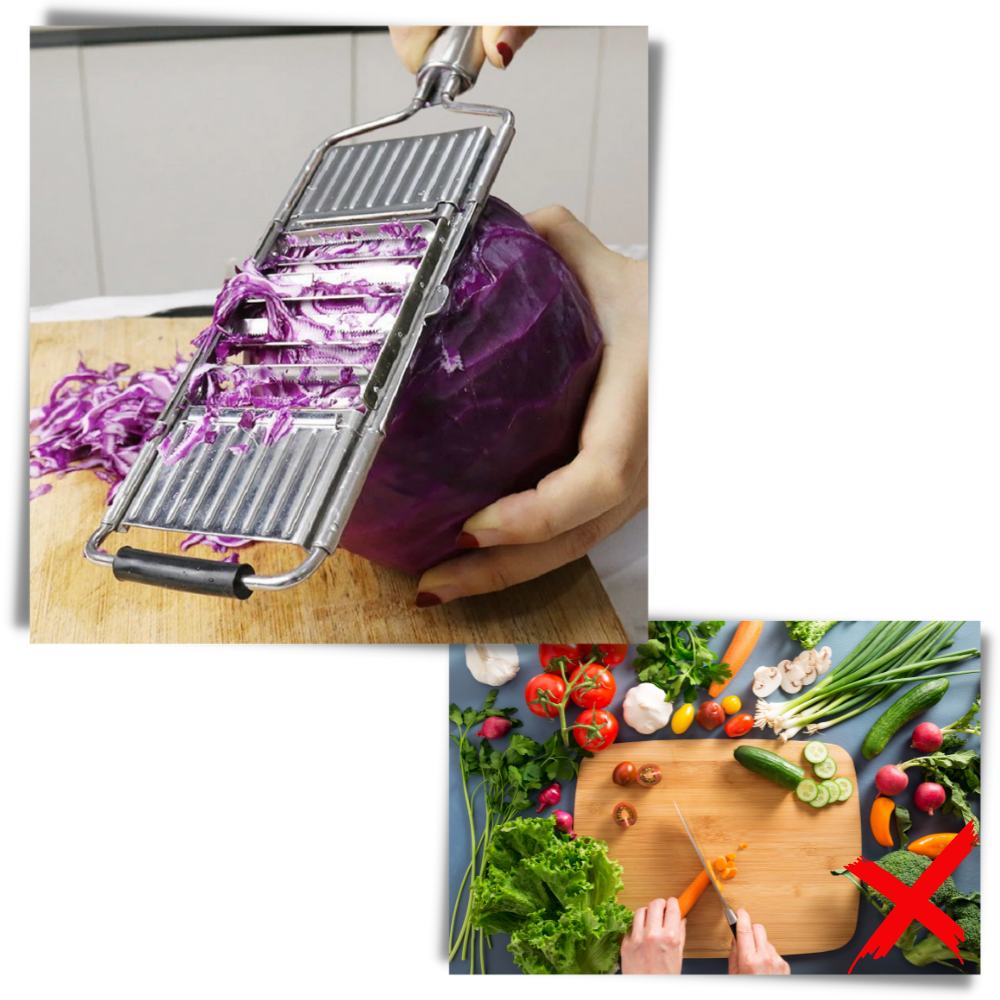 Multifunksjonell kjøkkenkutter og rivjern - Ozerty