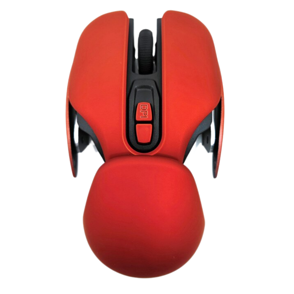 Wireless ergonomic gaming mouse