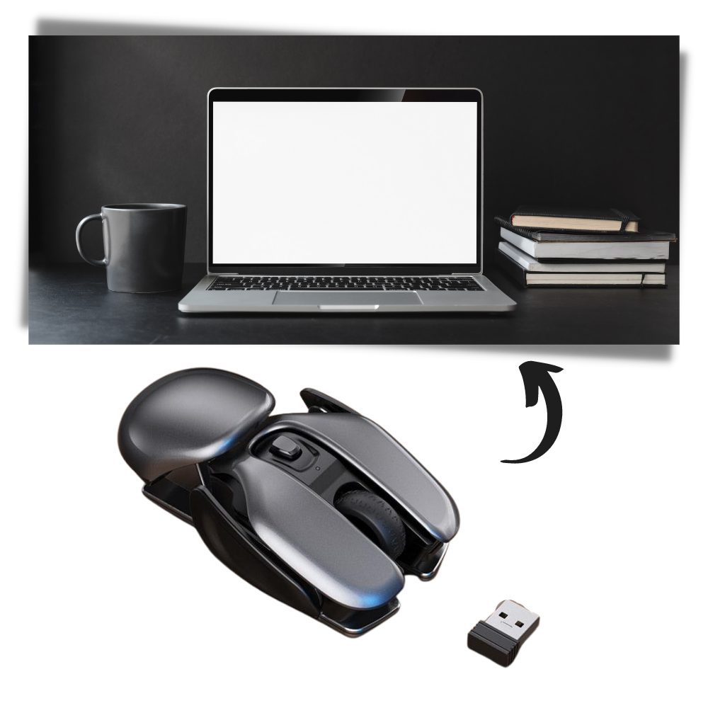 Trådløs ergonomisk spillmus - Ozerty