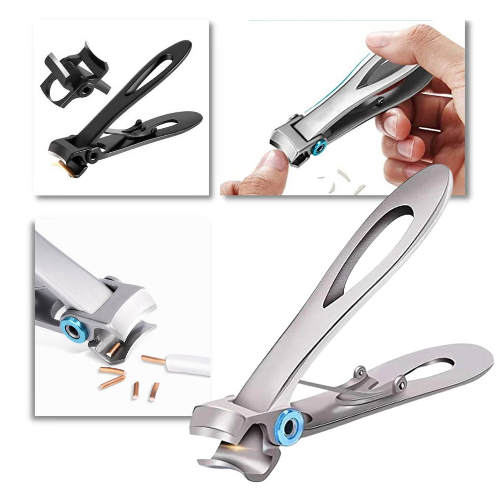 Negleklipper med bred kjeve i rustfritt stål - Ozerty