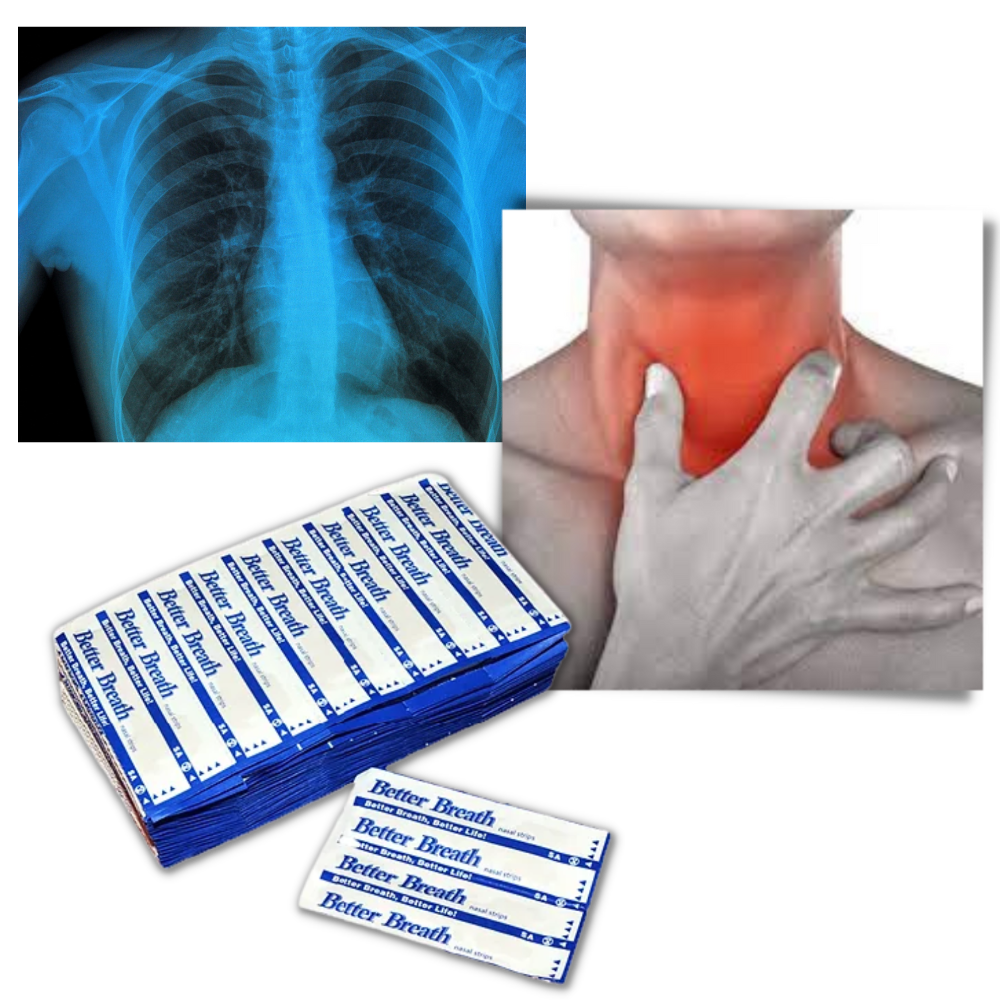 100-pack med nesestrimler for snorking - Ozerty