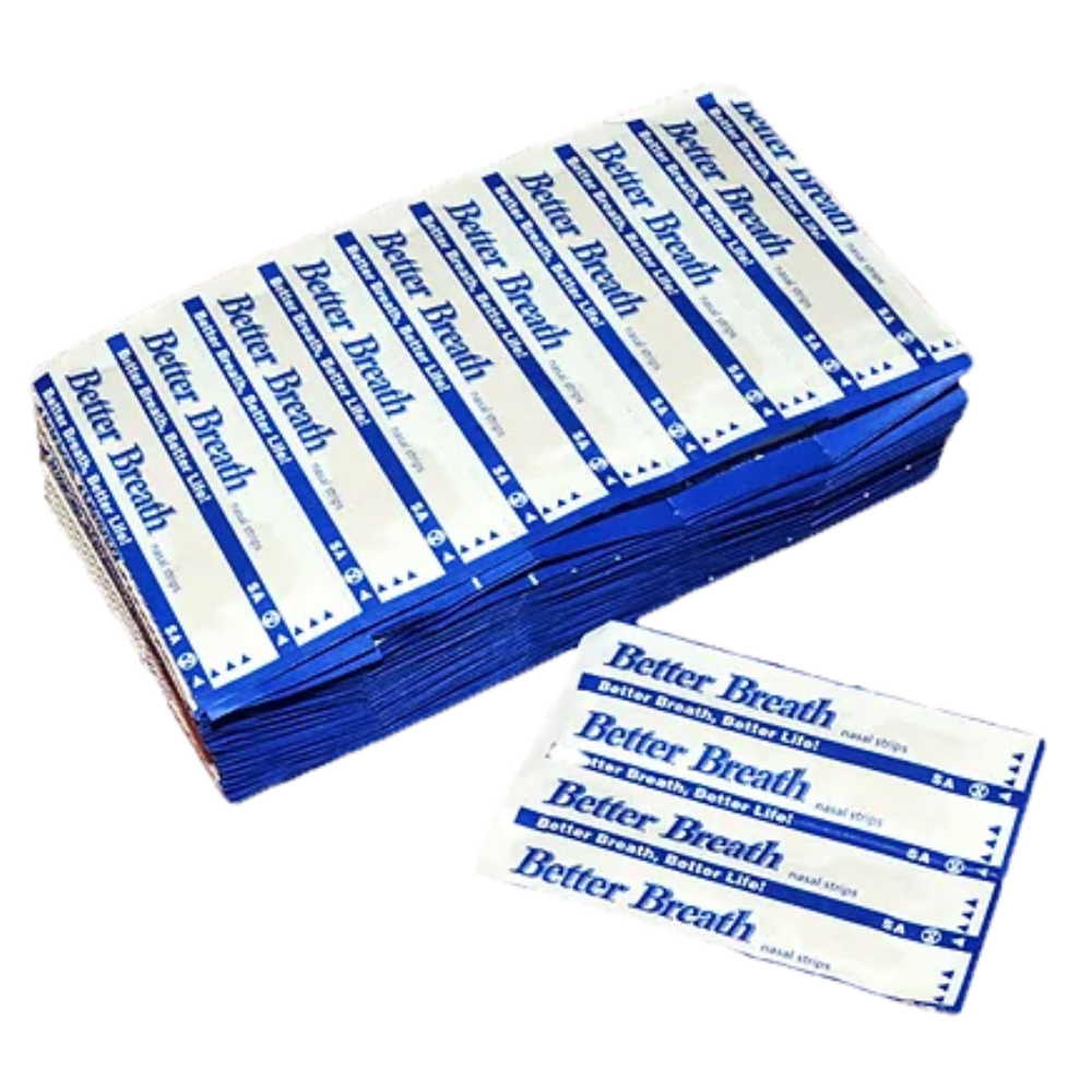 100-pack med nesestrimler for snorking