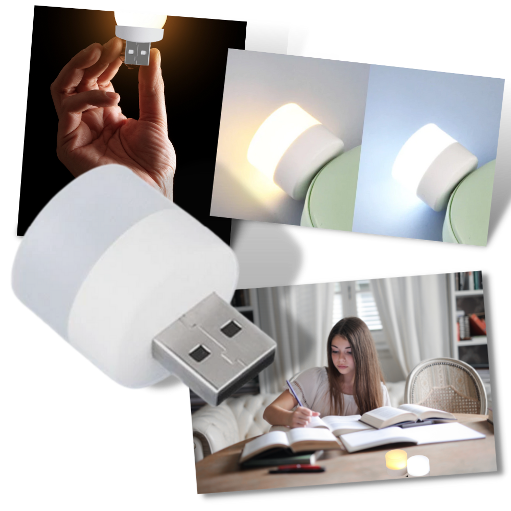 Mini USB LED-lampe - Ozerty