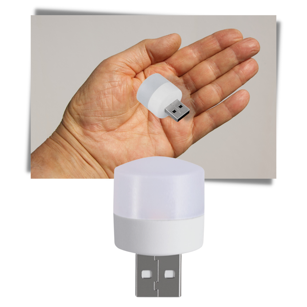 Mini USB LED-lampe - Ozerty