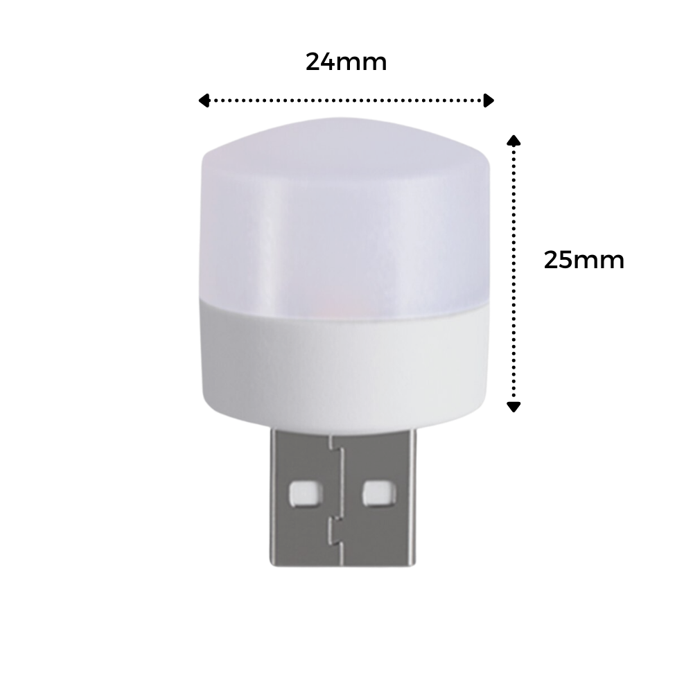Mini USB LED-lampe - Ozerty