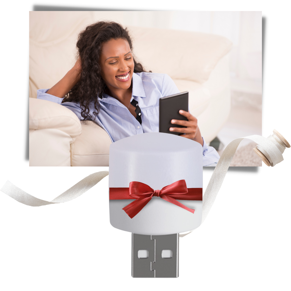 Mini USB LED-lampe - Ozerty