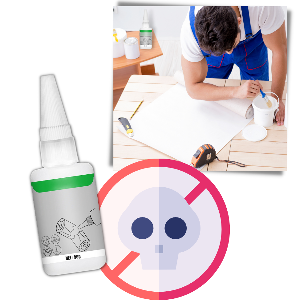 Oljeholdig limflaske med høy styrke - Ozerty