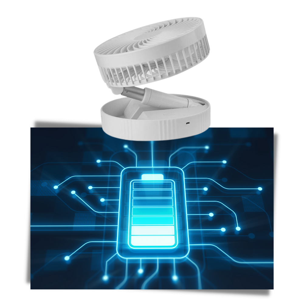 Unik bærbar sammenleggbar USB-vifte - Ozerty