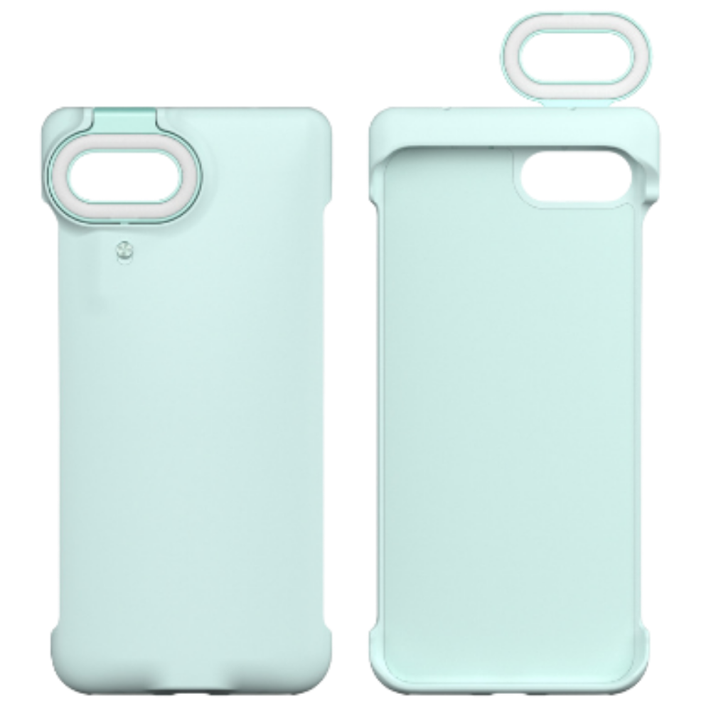 Telefondeksel med LED-ringlys