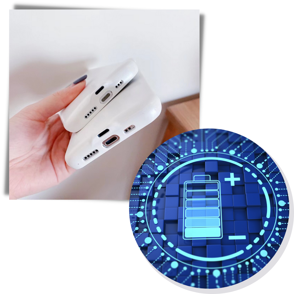 Telefondeksel med LED-ringlys - Ozerty