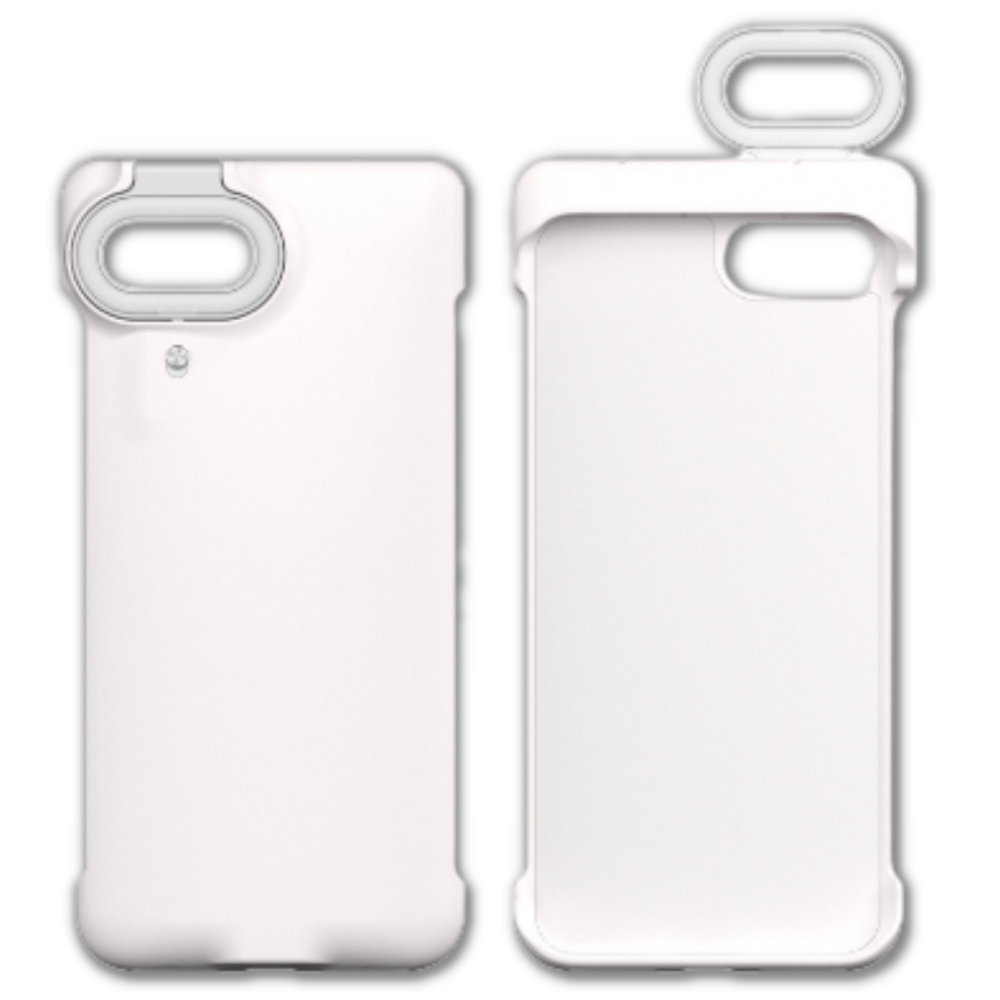 Telefondeksel med LED-ringlys