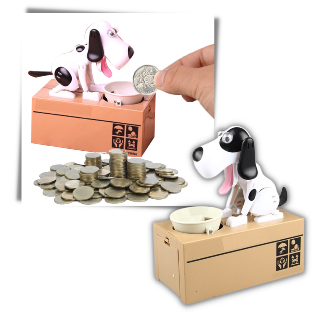 Sparebøsse med hundevalp - Ozerty