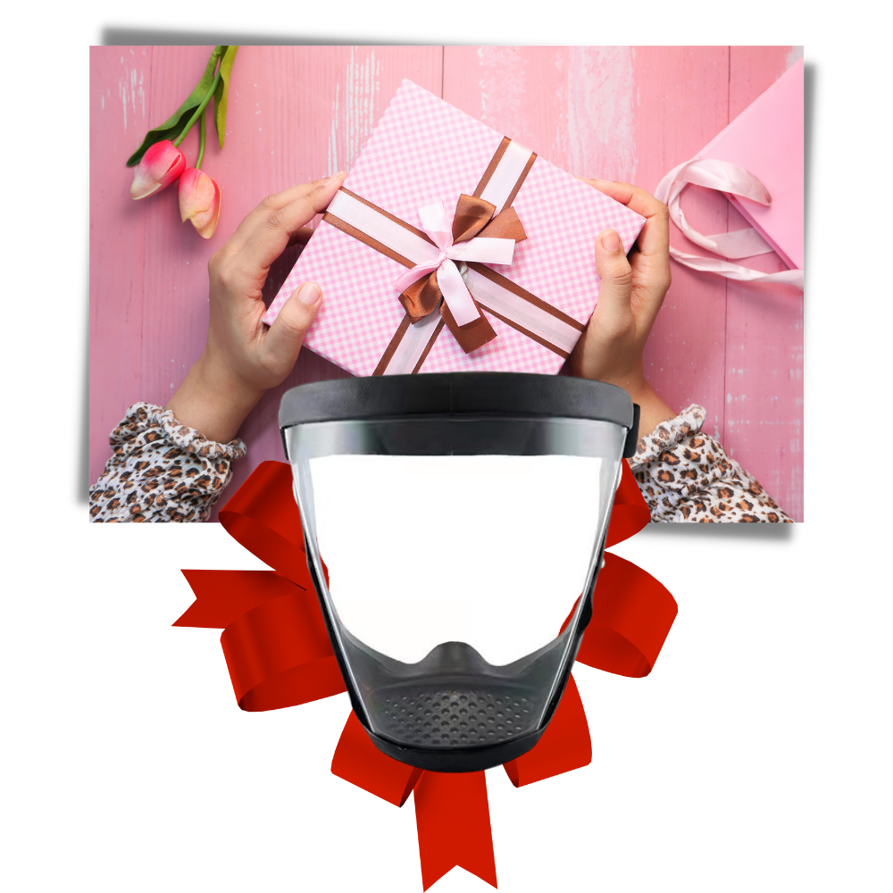 Gjennomsiktig, beskyttende full ansiktsskjerm - Ozerty