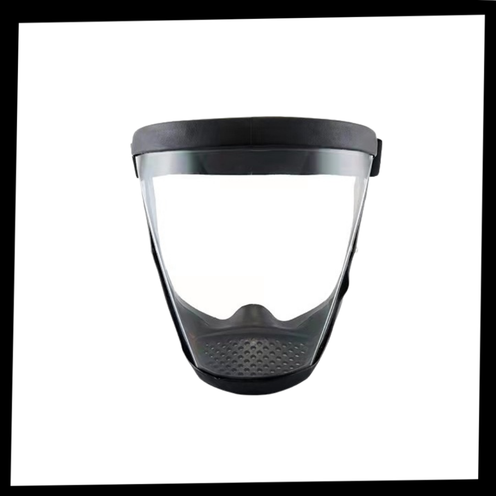 Gjennomsiktig, beskyttende full ansiktsskjerm - Ozerty