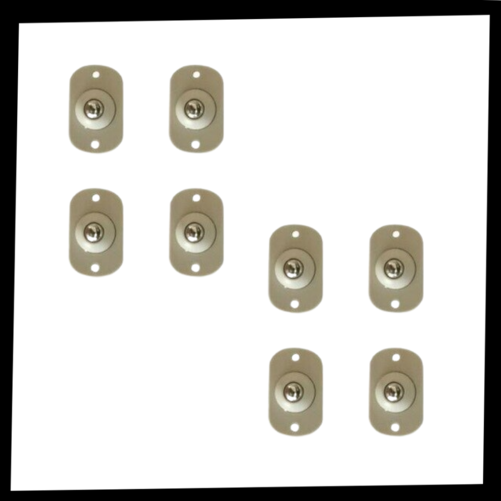 Selvklebende svingbare møbelhjul - Ozerty