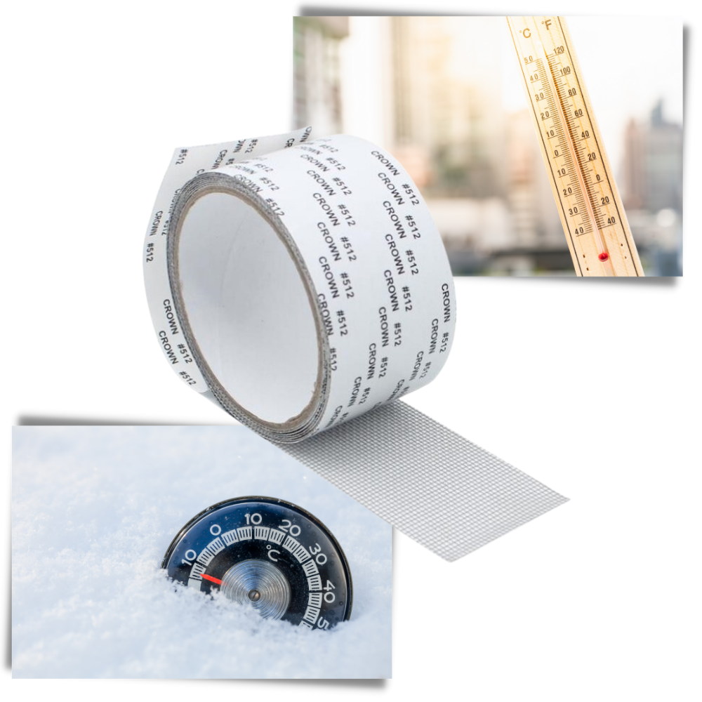 Flueskjerm og netting-reparasjonstape - Ozerty