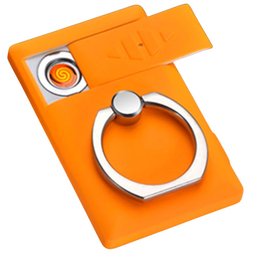 Telephone ring with lighter