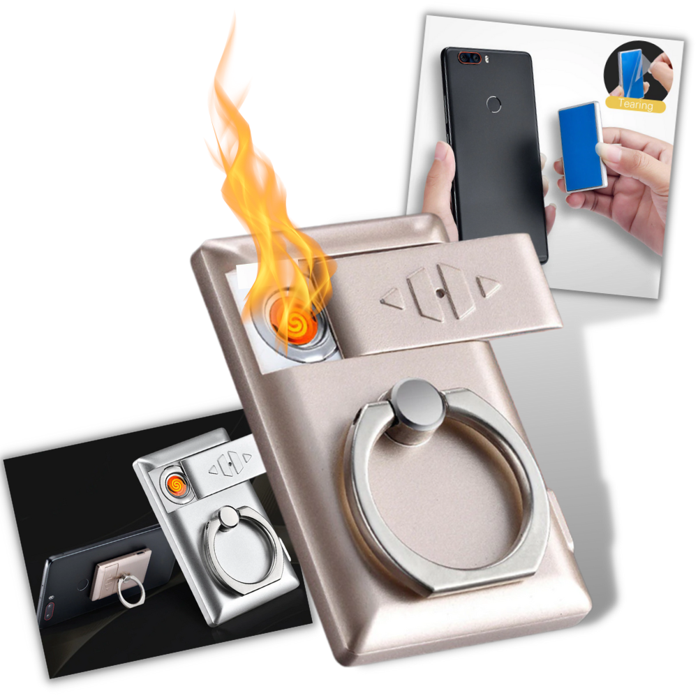 Telefonring med lighter - Ozerty
