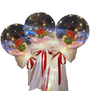 Vakker Rose LED-ballong - Ozerty