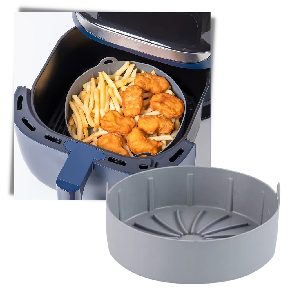 Gjenbrukbar Air Fryer silikonpanne - Ozerty