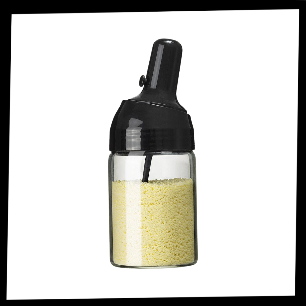 Fuktsikker dispenserkrukke for krydder - Ozerty