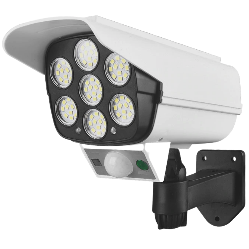 Solcelledrevet LED-lampe med bevegelsessensor - Ozerty