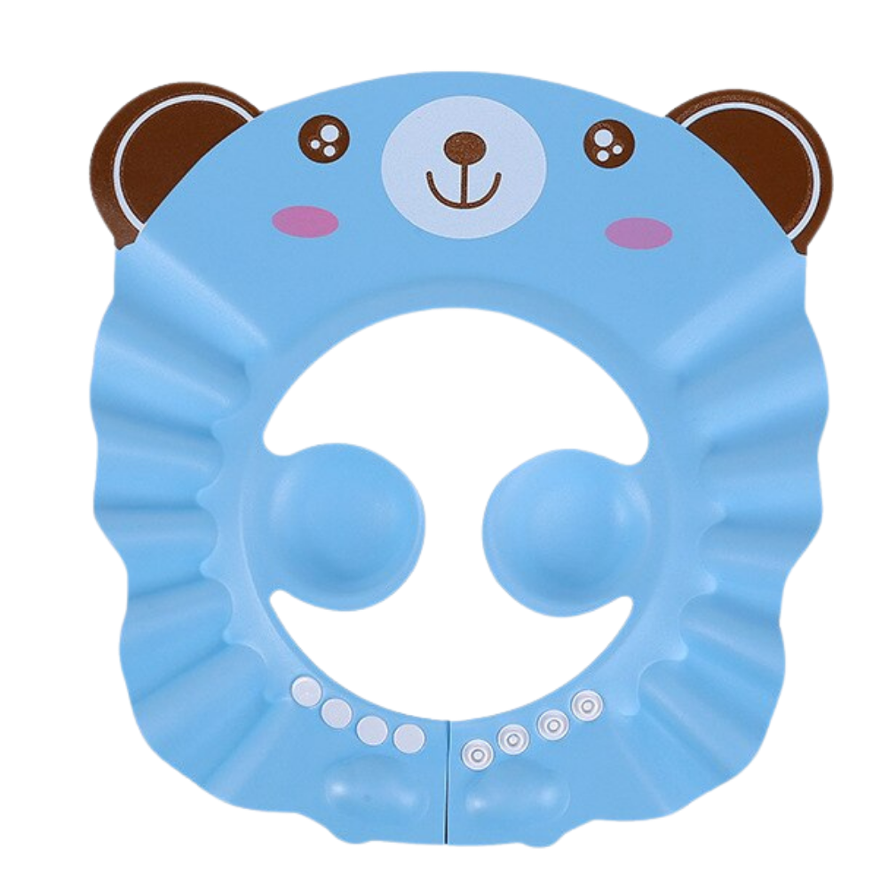 Shower cap and ear protectors for children