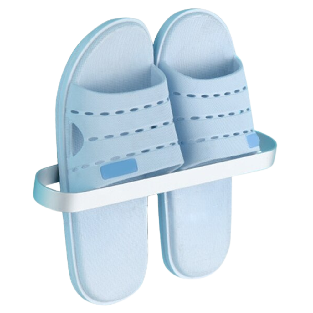 Veggmontert tøffelstativ i aluminium