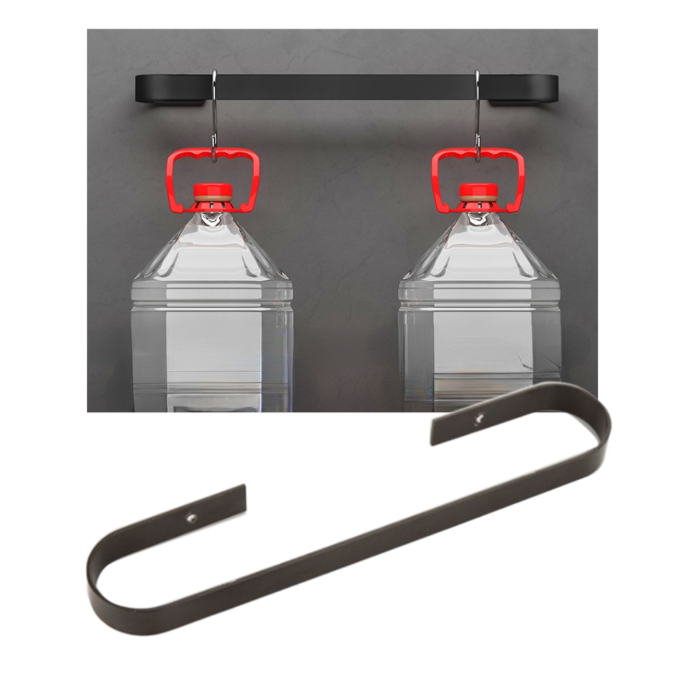 Veggmontert tøffelstativ i aluminium - Ozerty