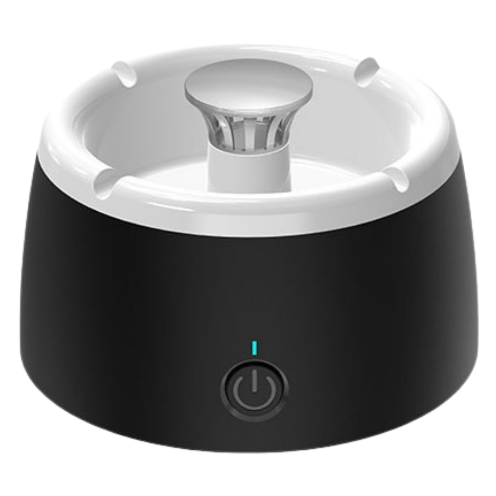 Smart smoke-removing ashtray